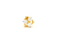 Dazling Clover Lab Grown Diamond Nosepin