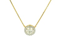 9K Lab Grown Diamond Necklace