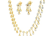 9K Lab Grown Diamond Necklace Set