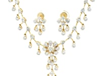 9K Lab Grown Diamond Necklace Set