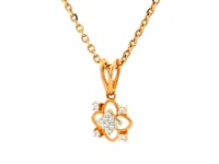 Exclusive Clover Shimmer Gold Pendant
