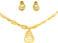 Gold Necklace Set