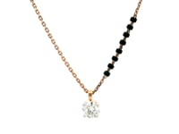 14K Lab Grown Diamond Mangalsutra