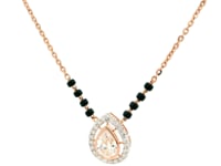 14K Lab Grown Diamond Mangalsutra