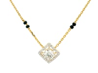 14K Lab Grown Diamond Mangalsutra