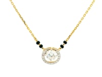 14K Lab Grown Diamond Mangalsutra