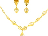 Gold Necklace Set
