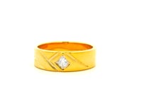 9K Lab Grown Diamond Ring For Men