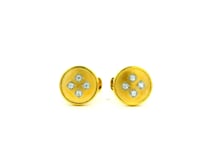Mens Gold Cufflink