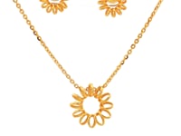 Golden Solara Radiance 9k Gold Necklace Set