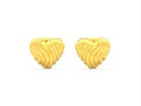 9K Love Blossom Gold Studs