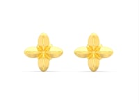 Blooming Beam 9K Gold Studs