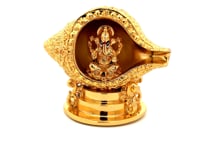 Golden Lord Ganesha Shankh Idol
