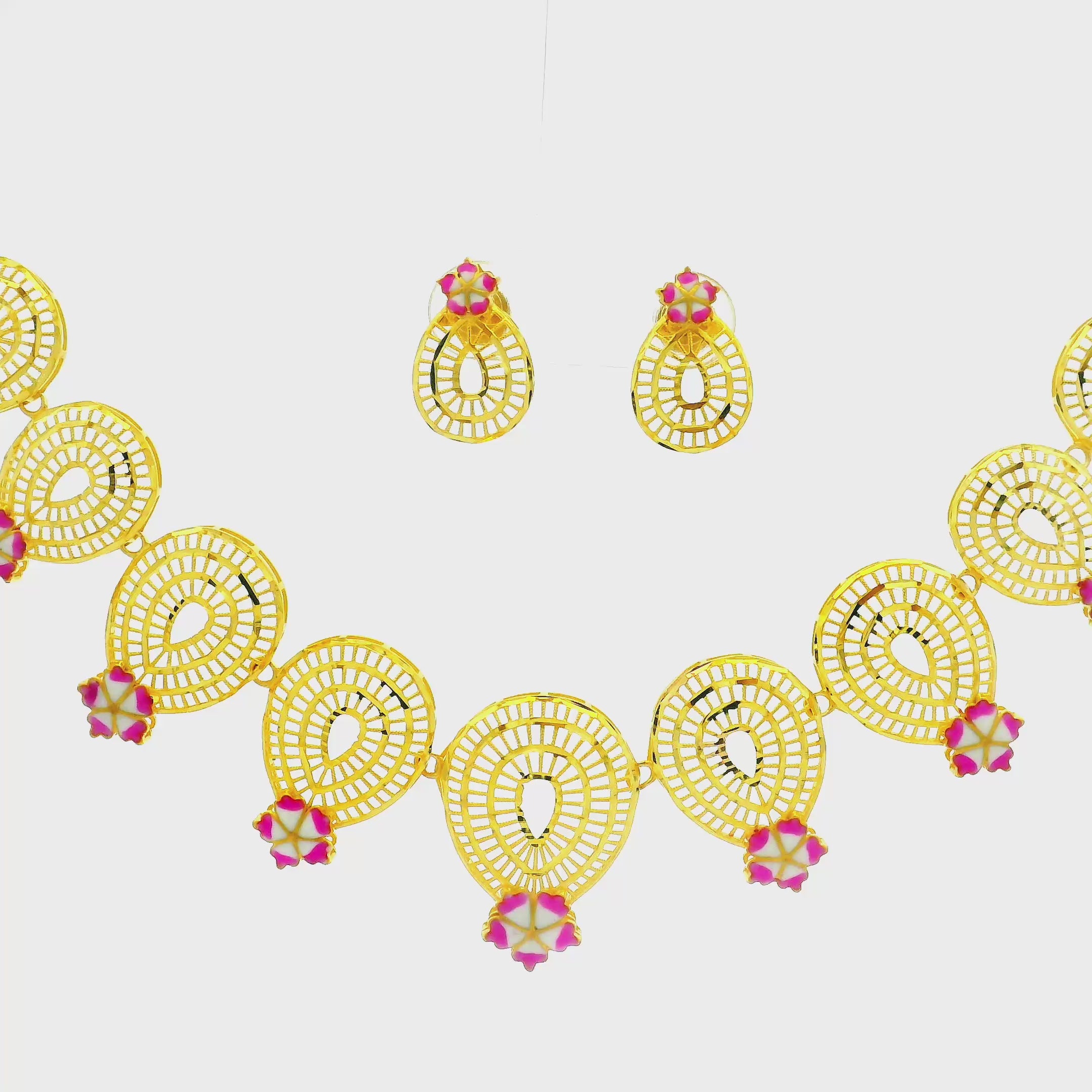 Gold Necklace Set