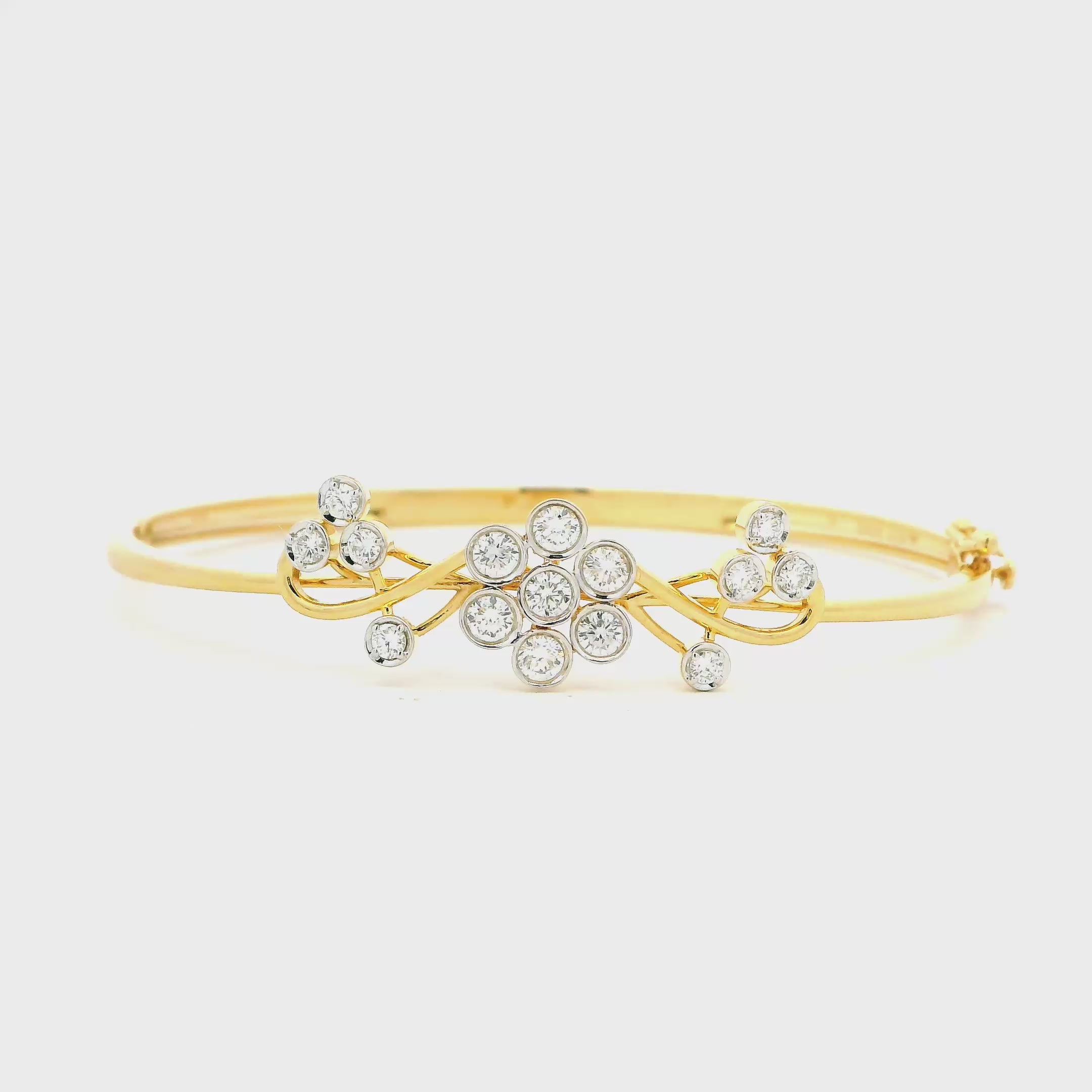 9K Lab Grown Diamond Bracelet