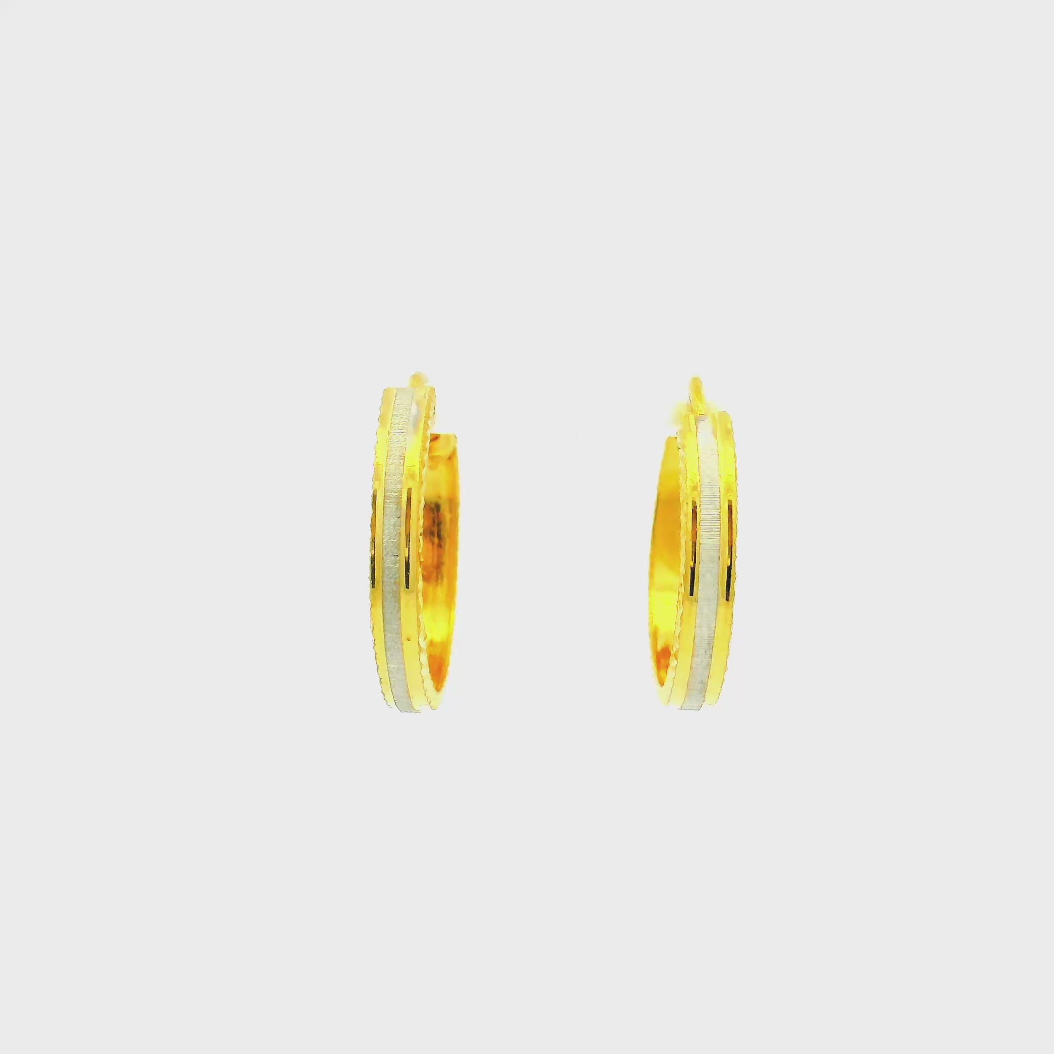 Stunning Grace Gold Hoops