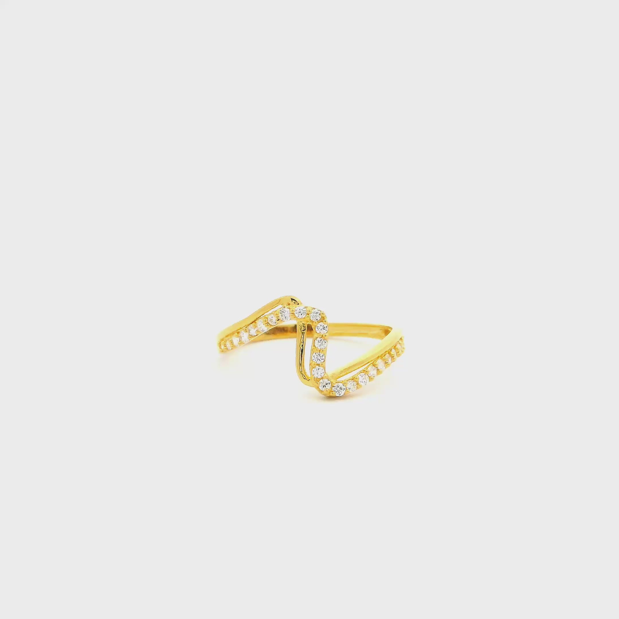 Iconic Grove Gold Ring