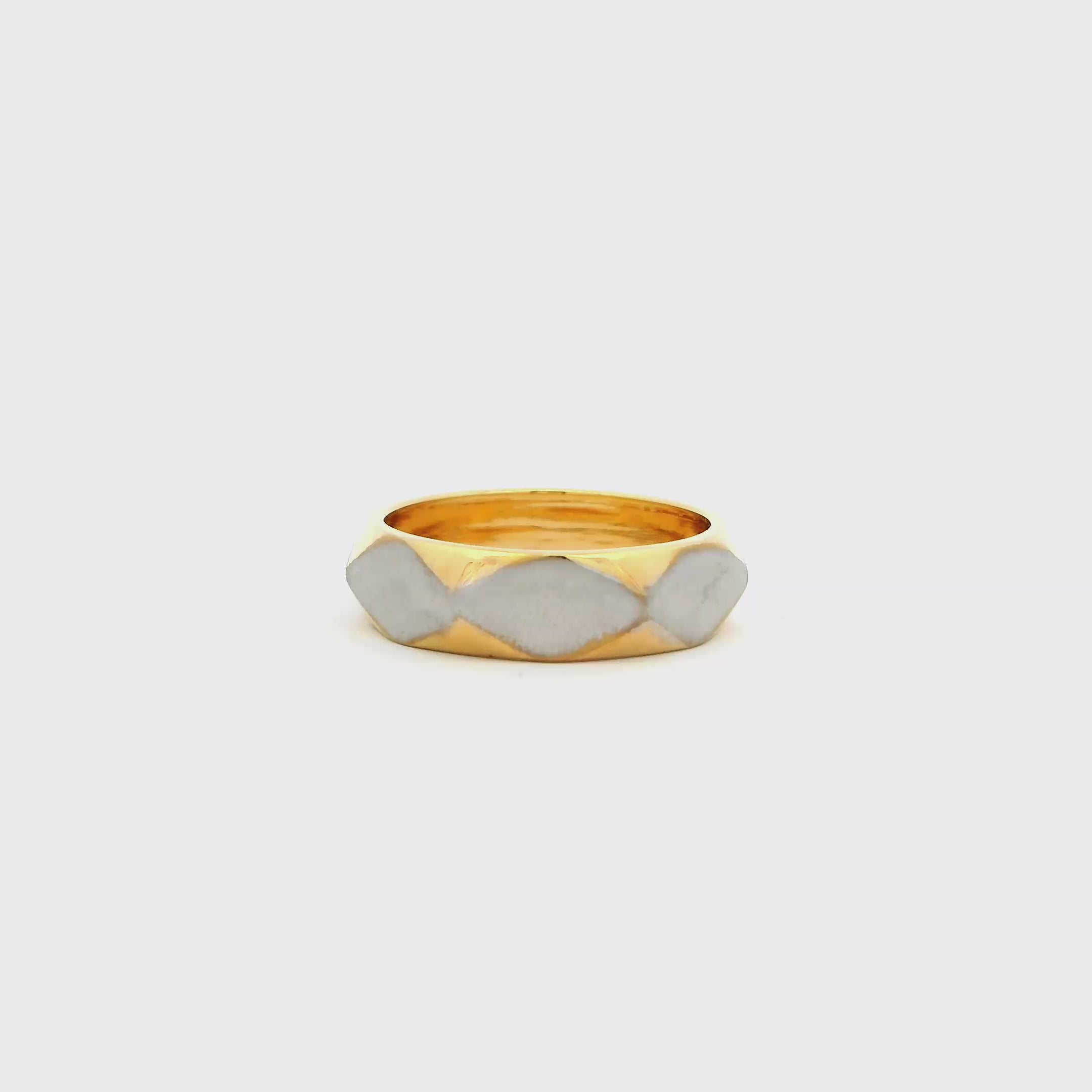 Iconic Splendour Men Gold Ring