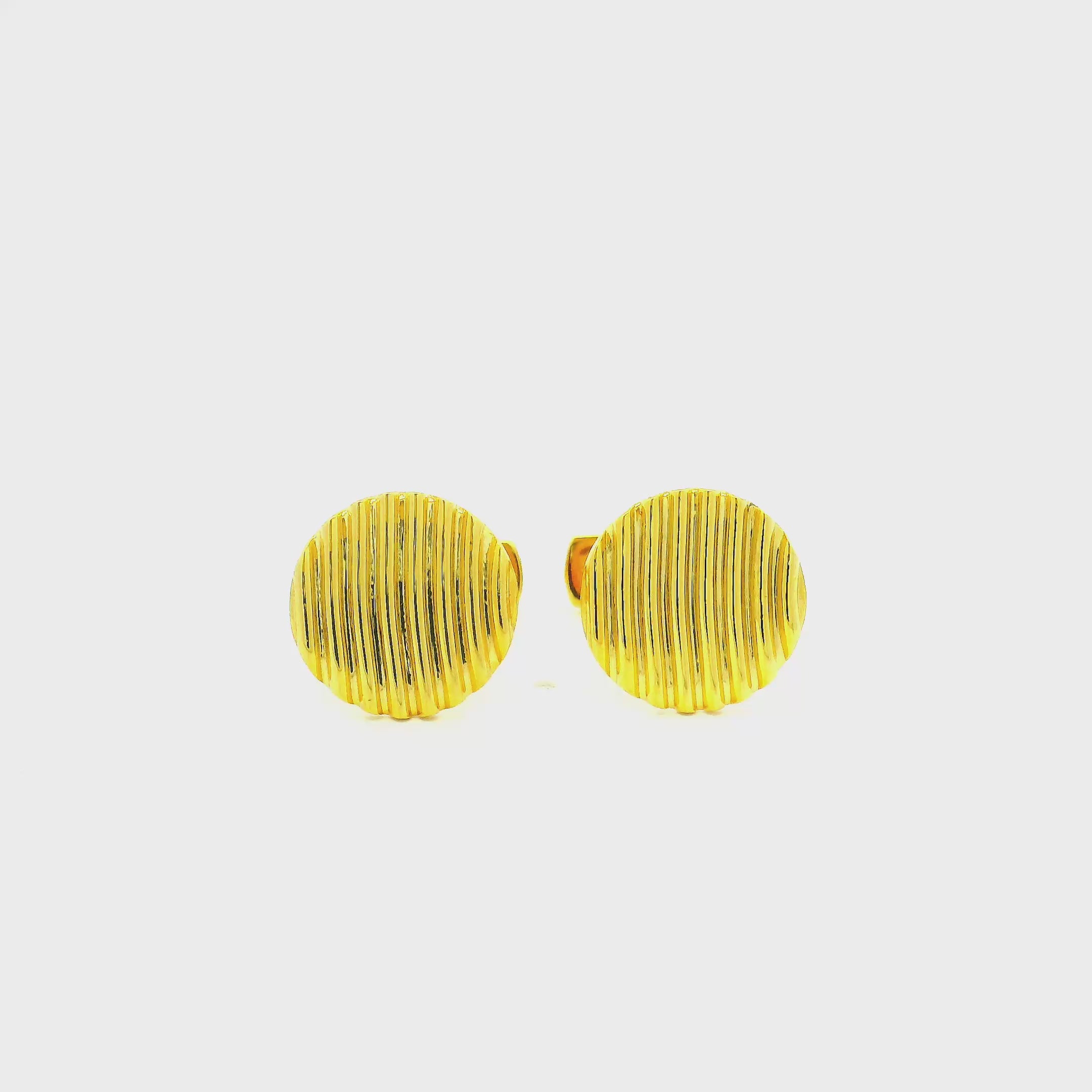 Stylish Vigour Gold Cufflinks