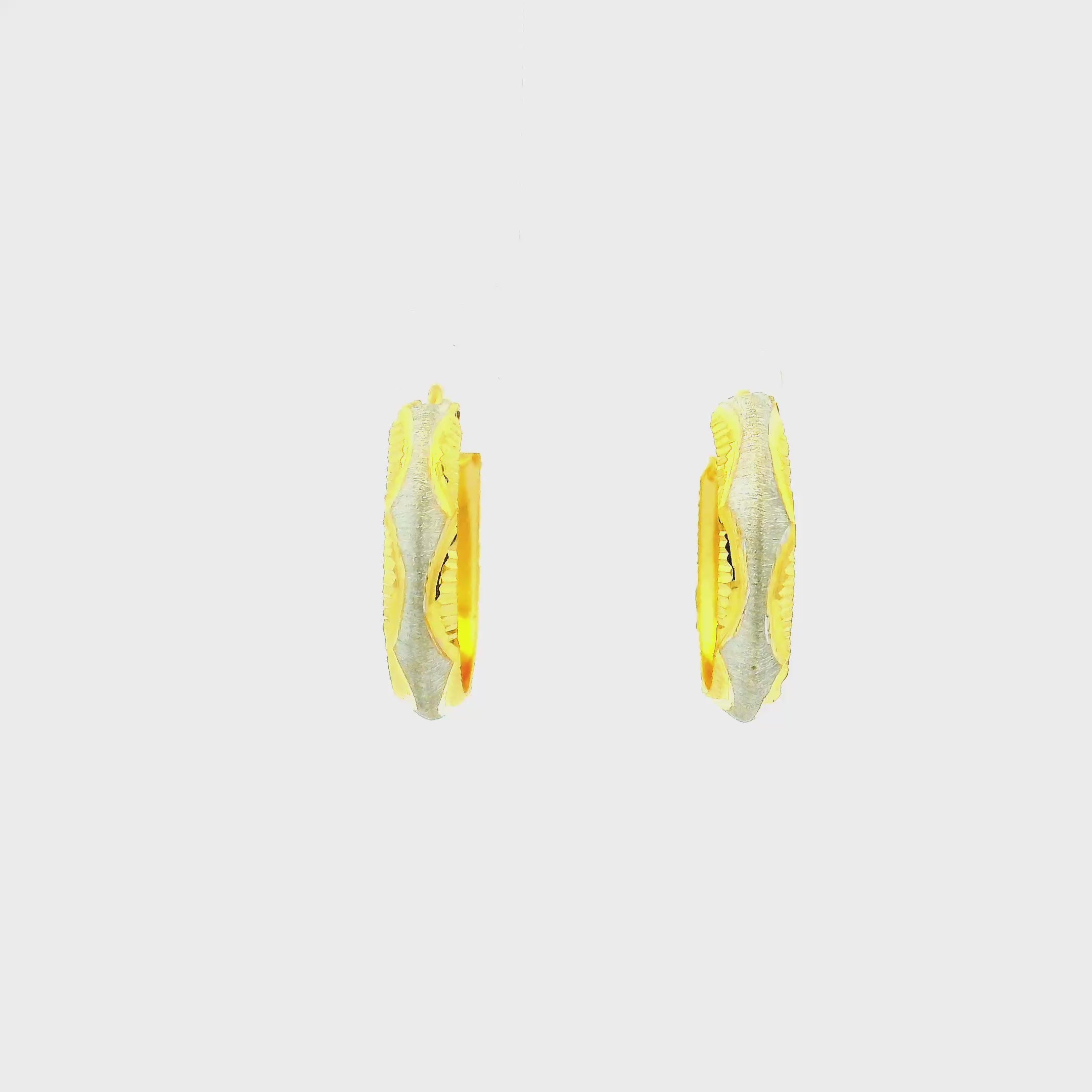 Tiny Spark Gold Hoops