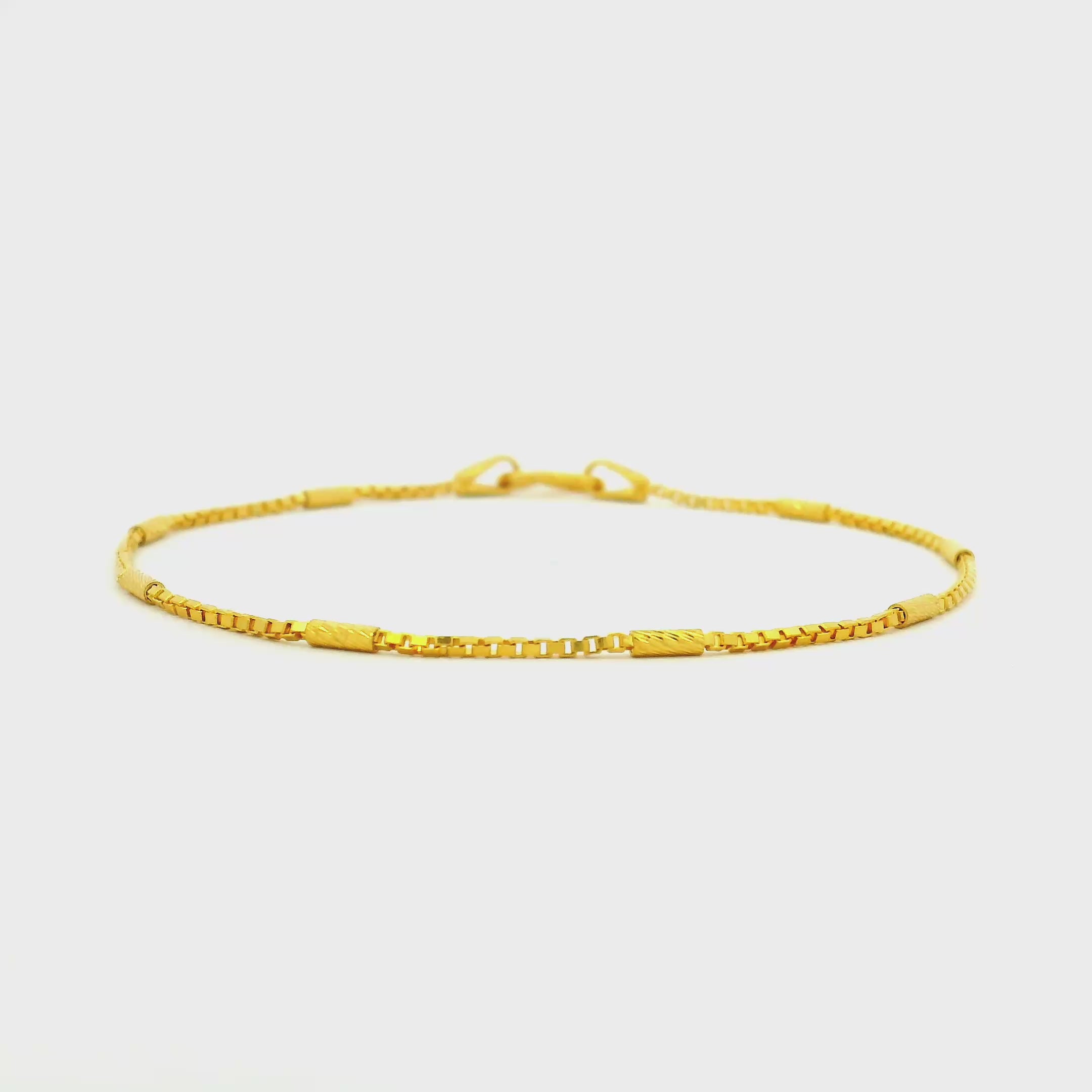 Gracile Glow Gold Bracelet for Women