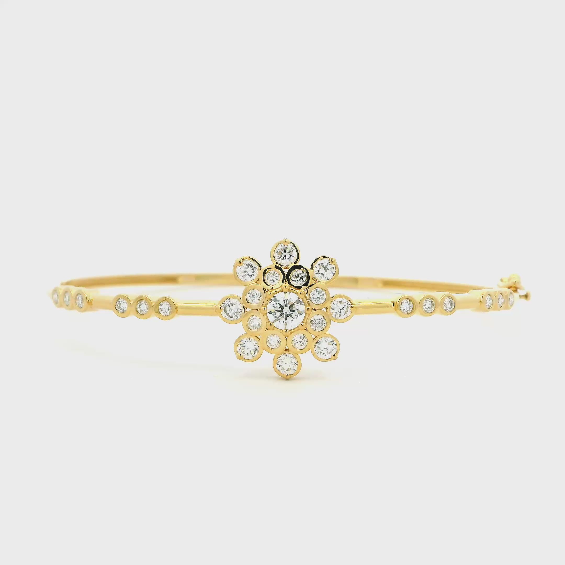 14K Lab Grown Diamond Bracelet