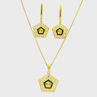 Gold Pendant Set