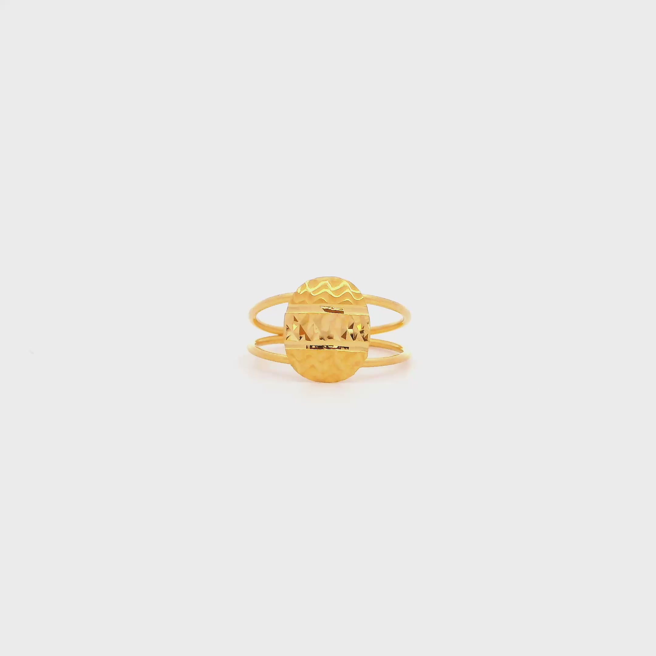 Delightful Charm Gold Kids Ring
