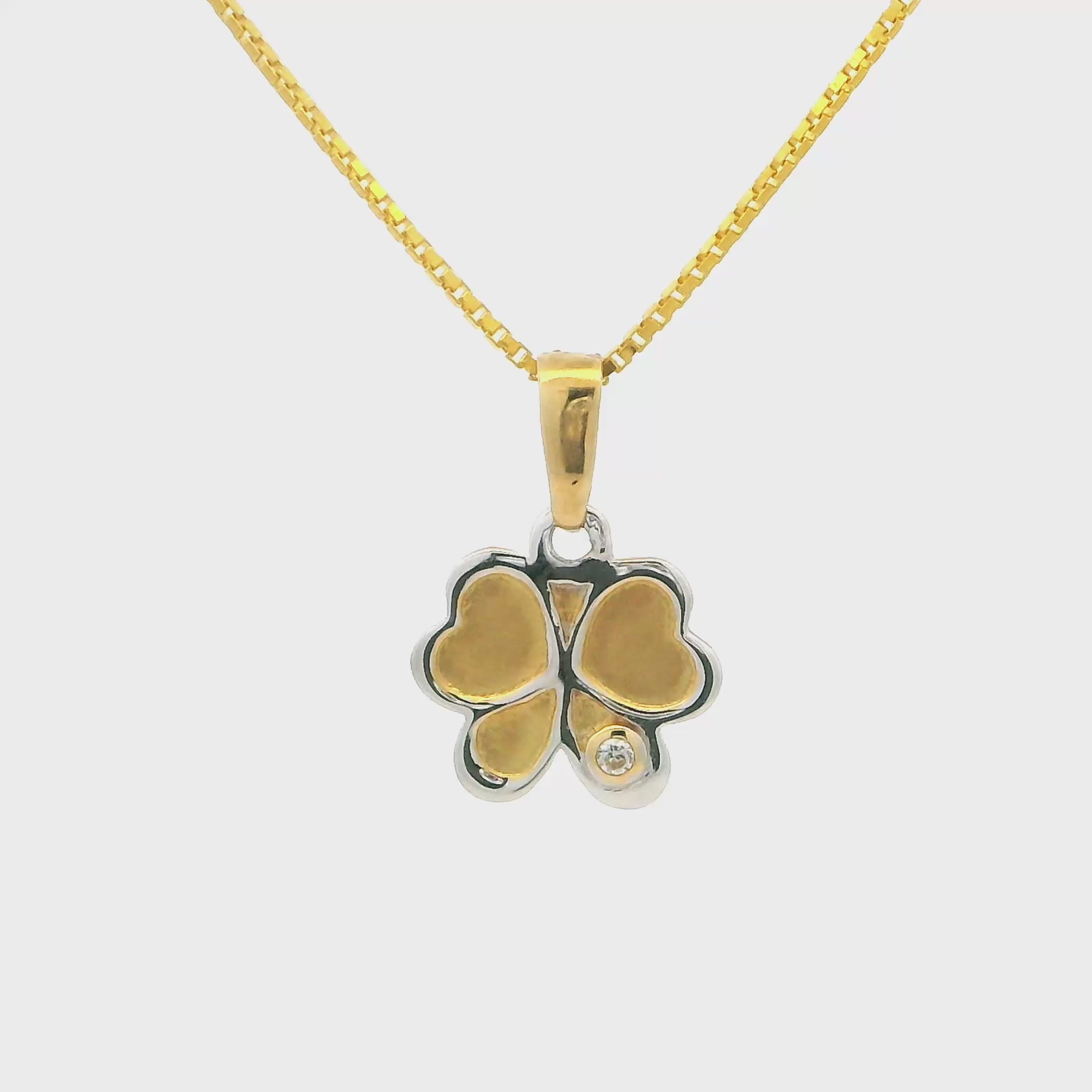 Stunning Petal Shine Gold Pendant