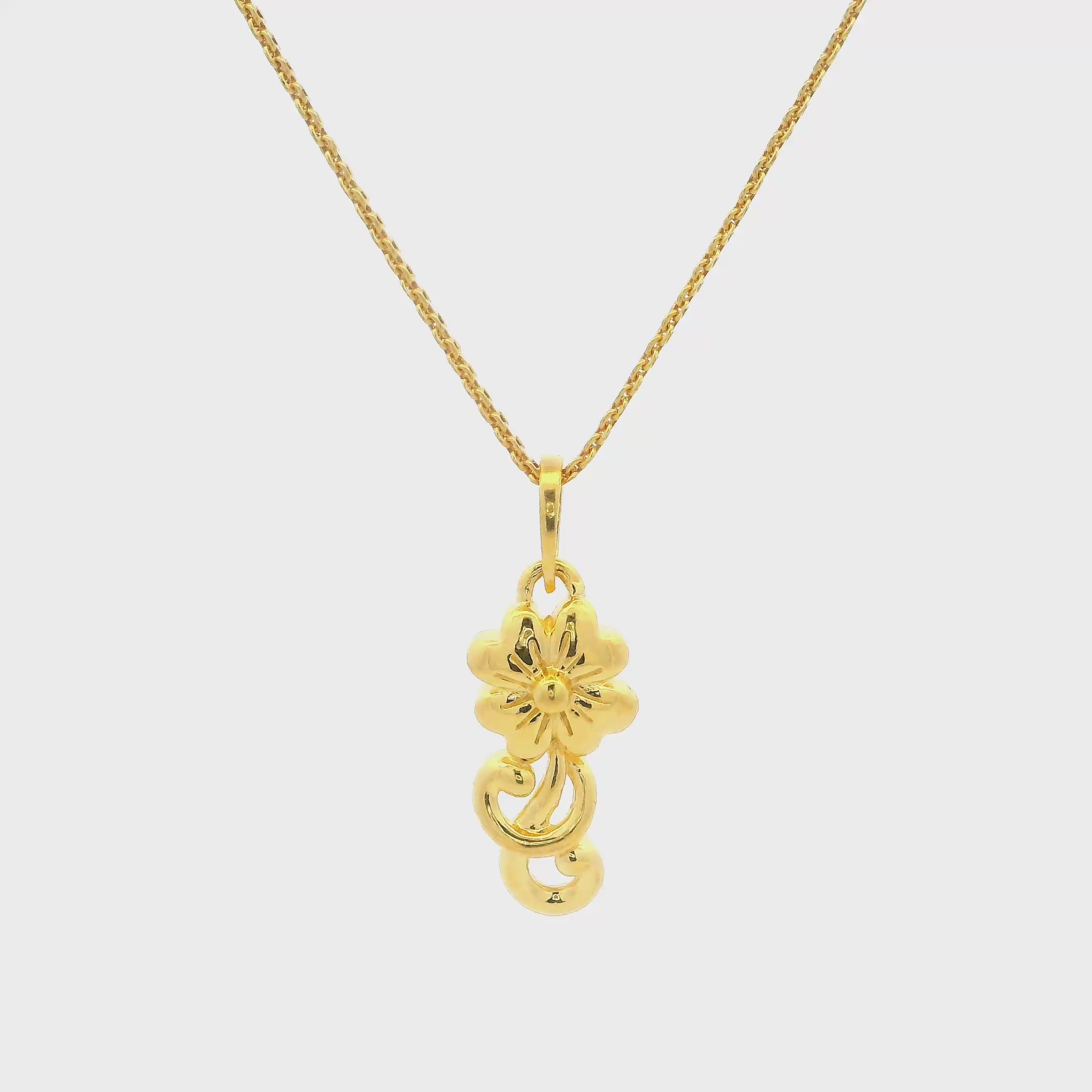 Magical Blossom Gold Locket
