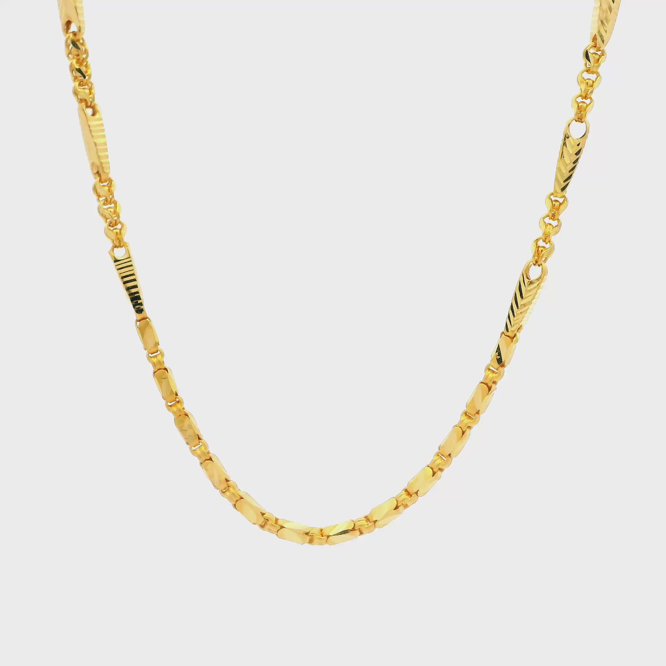 Modish Luxe Men Gold Chain
