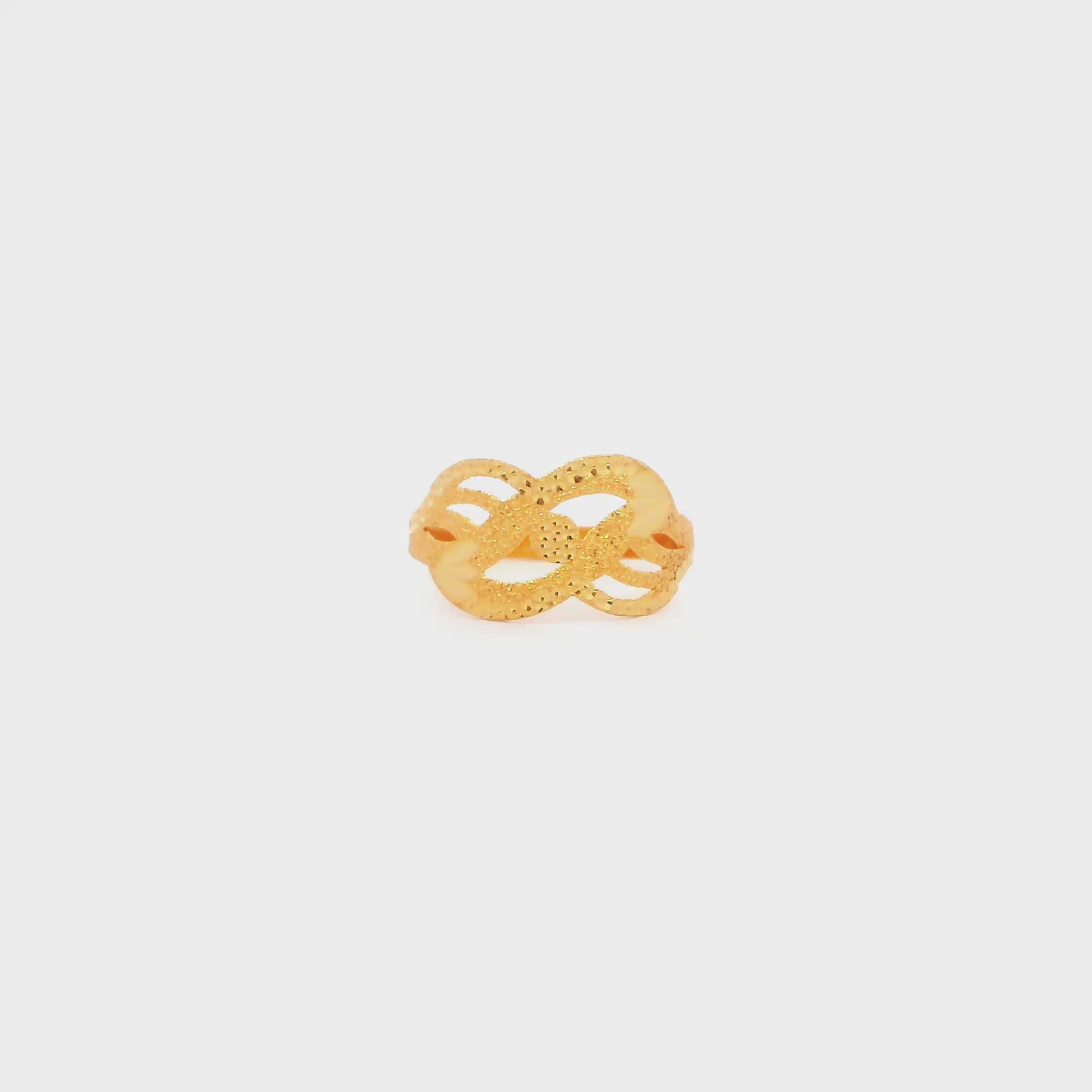Whimsical Style Gold Kids Ring