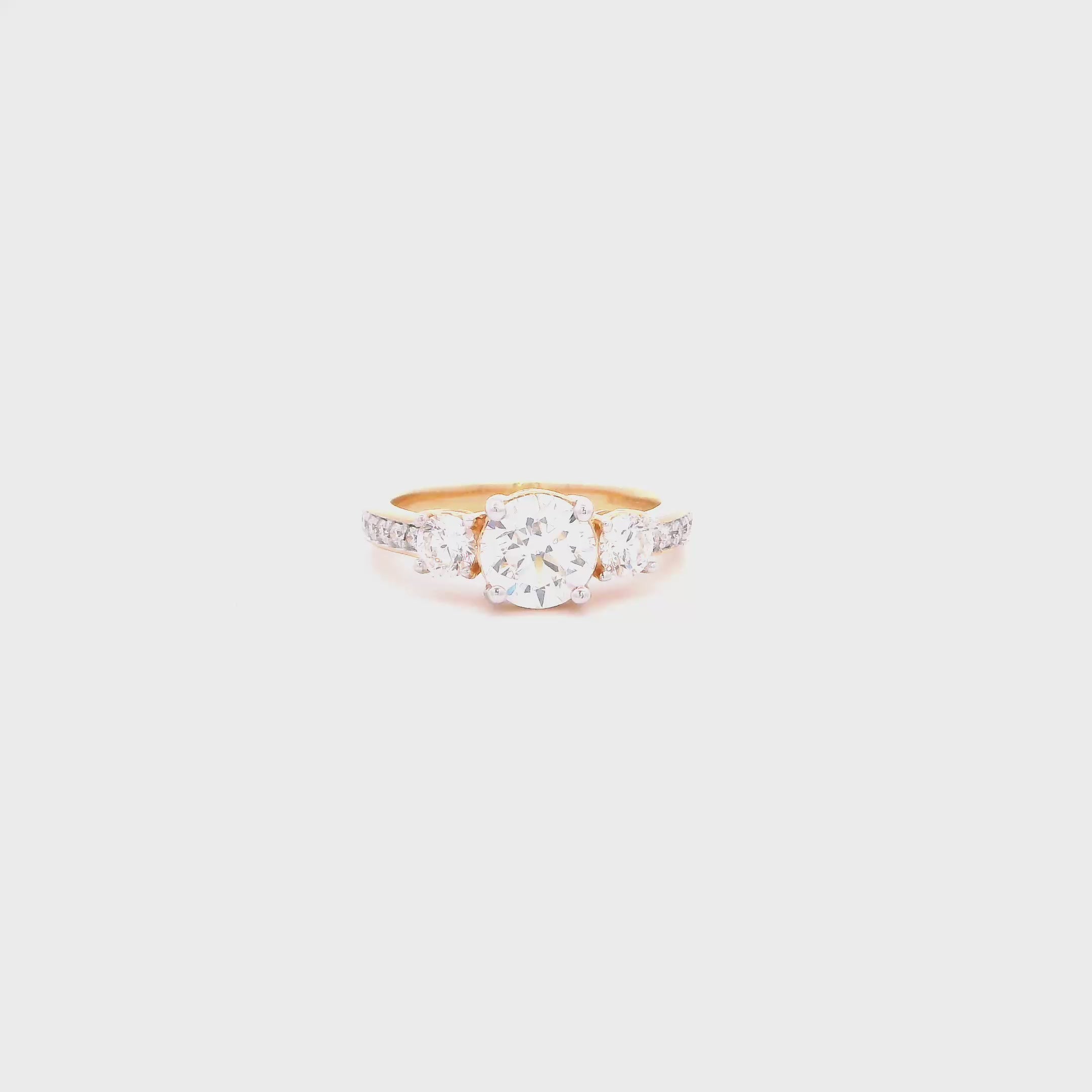 Opulent Delight Lab Grown Diamond Ring