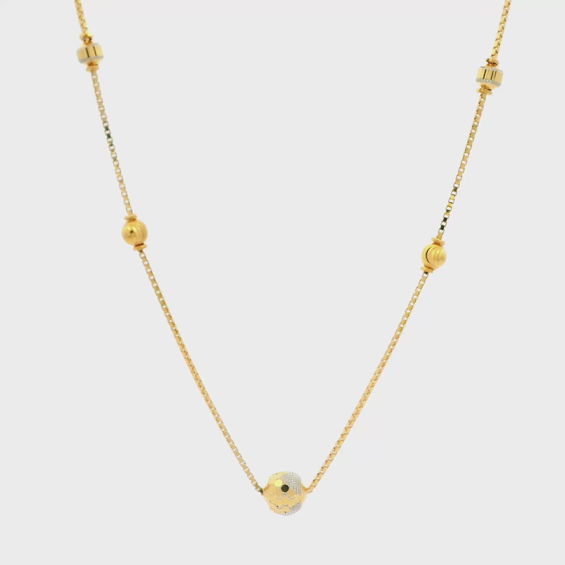 Chic Spheres Gold Chain