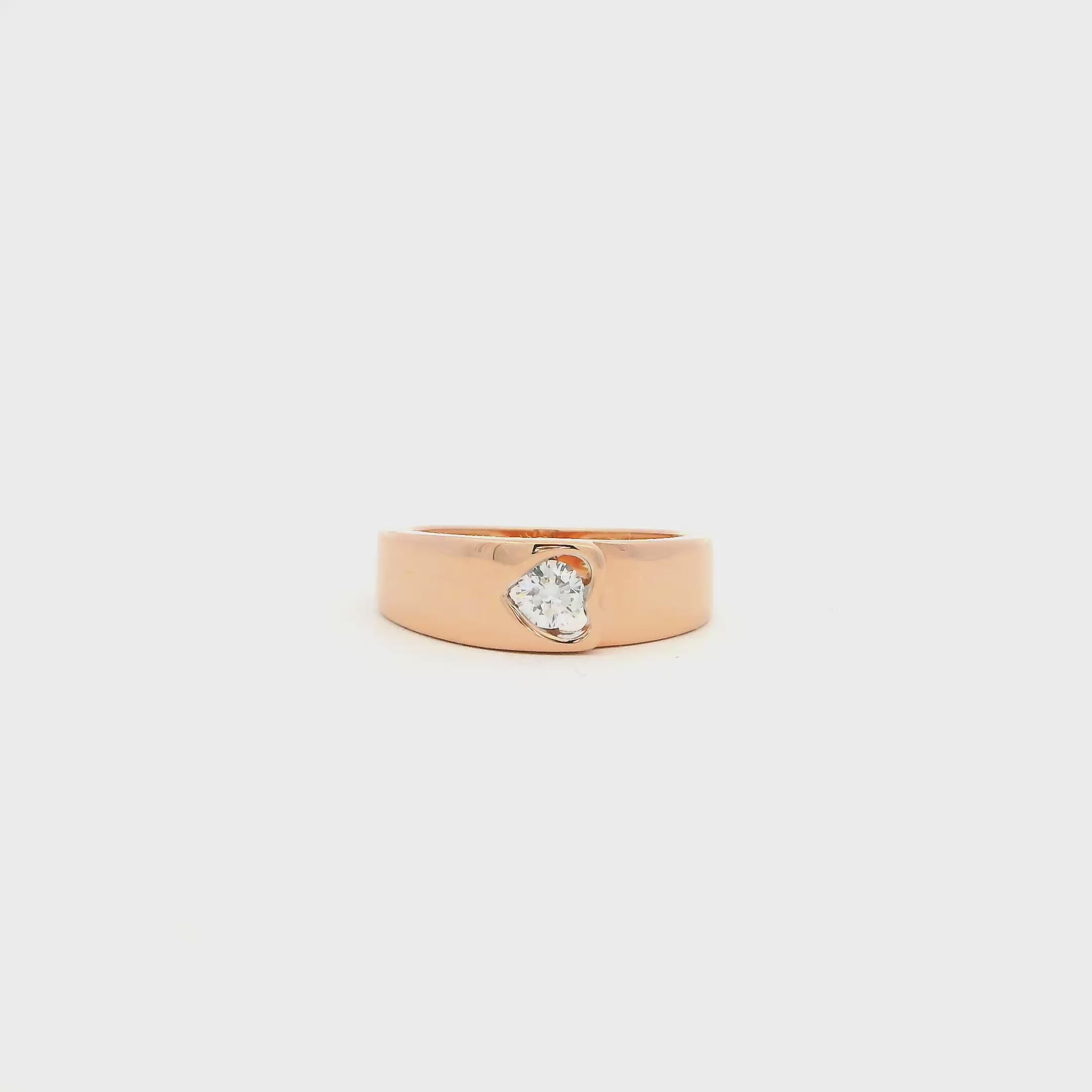 Bold Shiny 14K Lab Grown Diamond Ring For Women