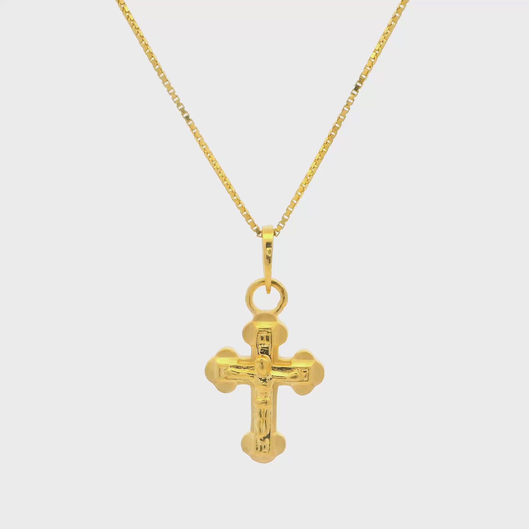 Ethereal Shine Gold Pendant