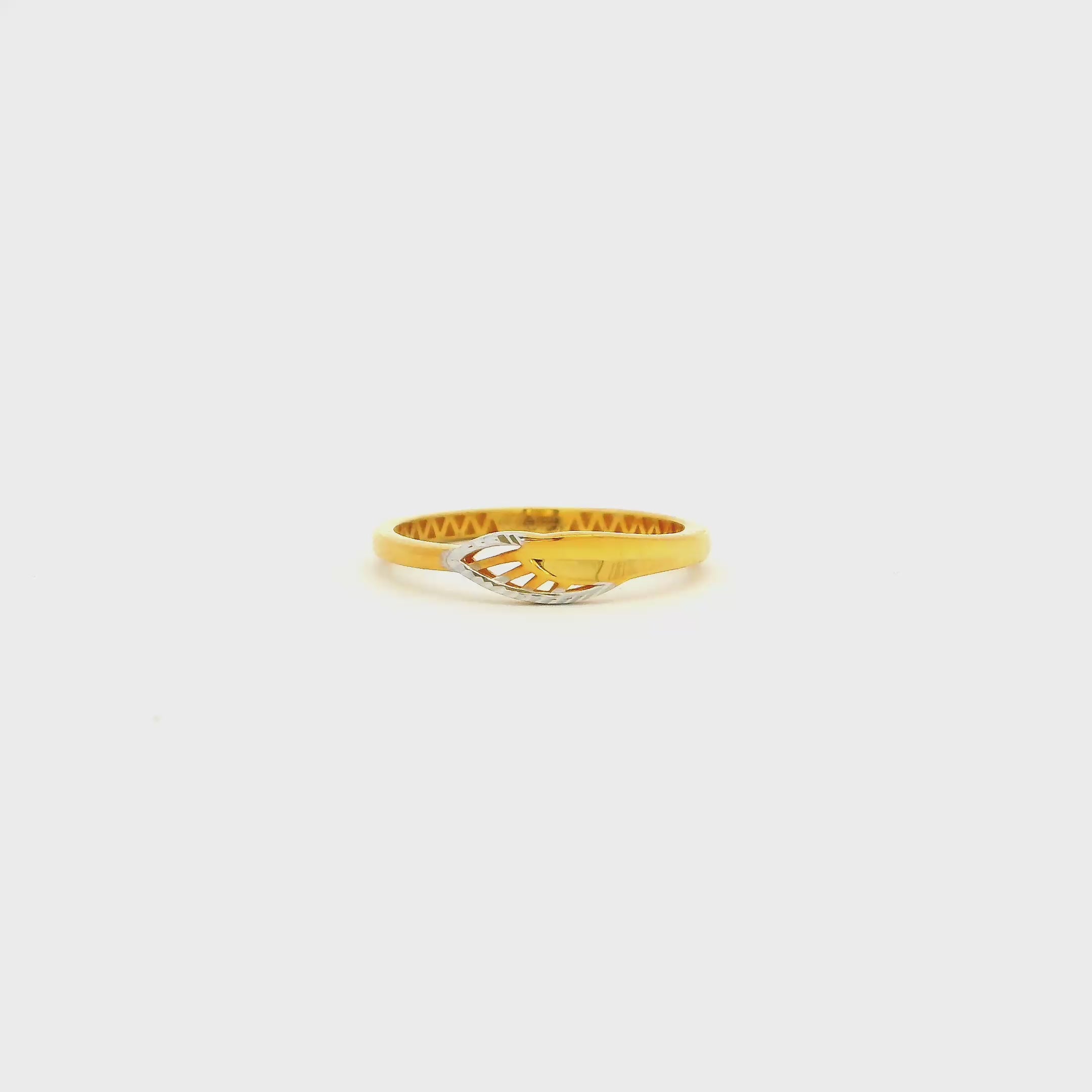 Fun Stylish Gold Kids Ring