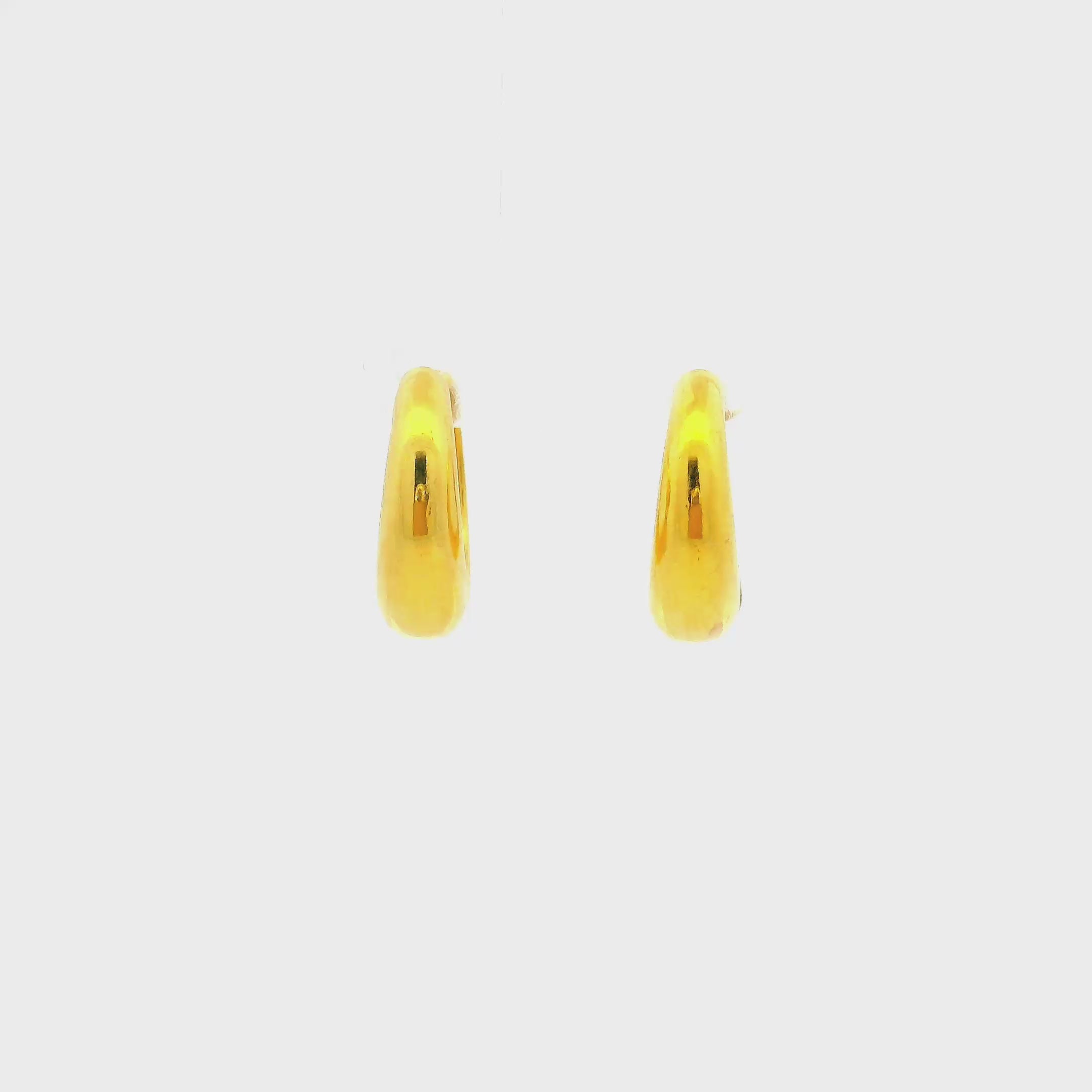 Modest Charm Gold Hoops