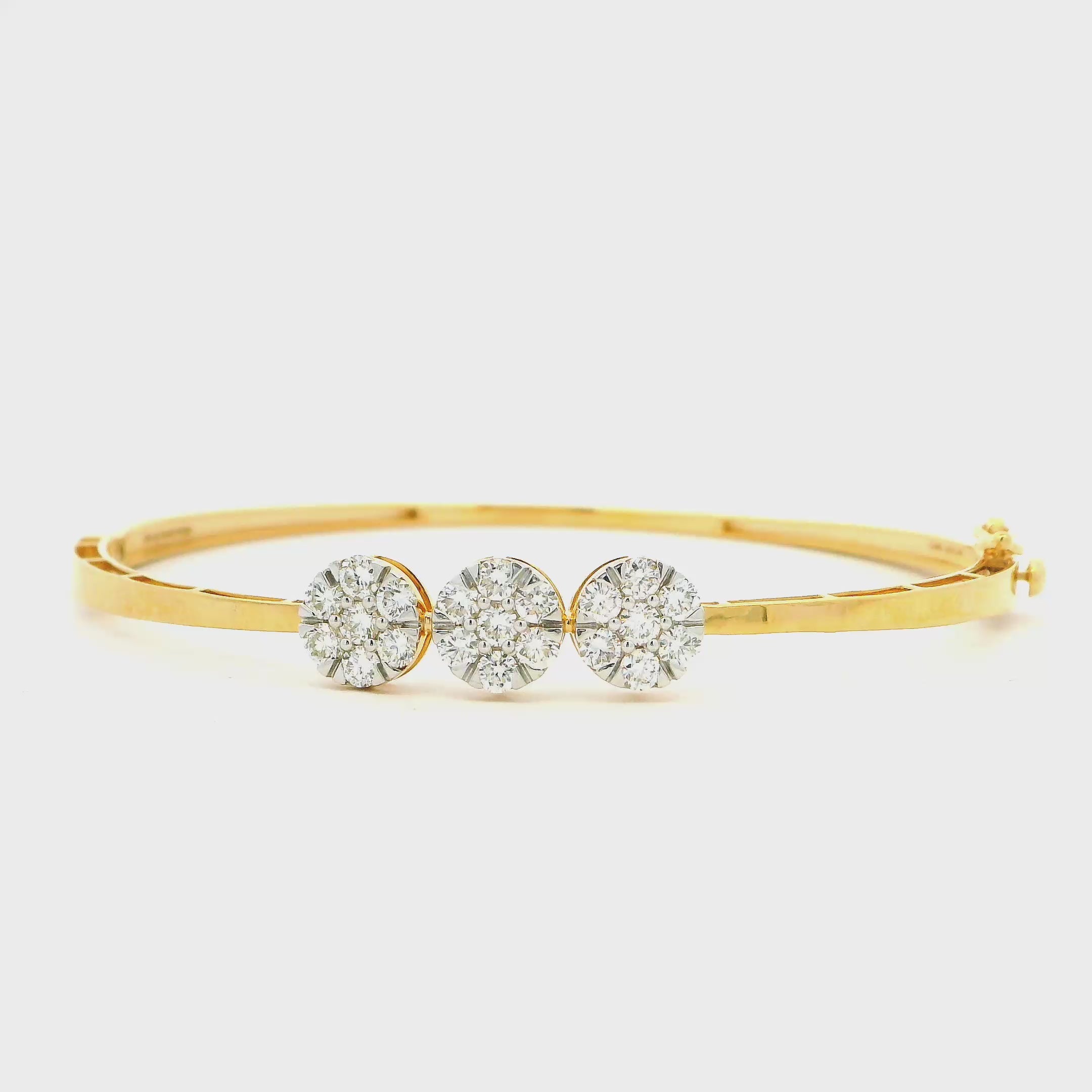 14K Lab Grown Diamond Bracelet