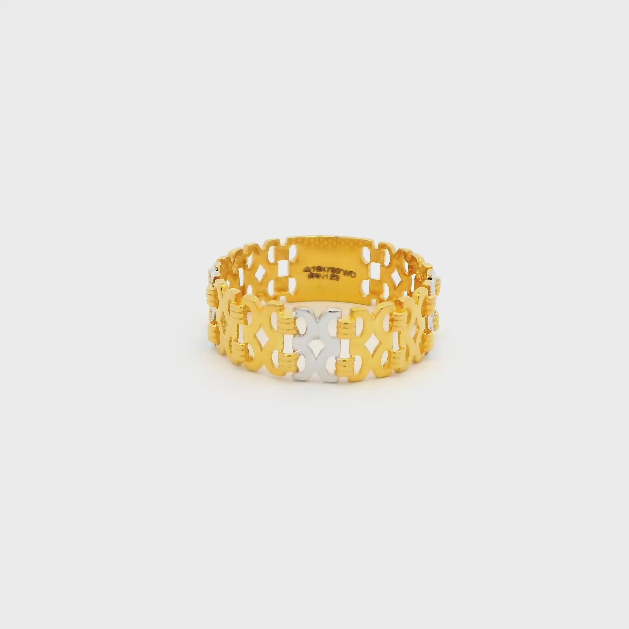 Refined Radiance Men Gold Ring