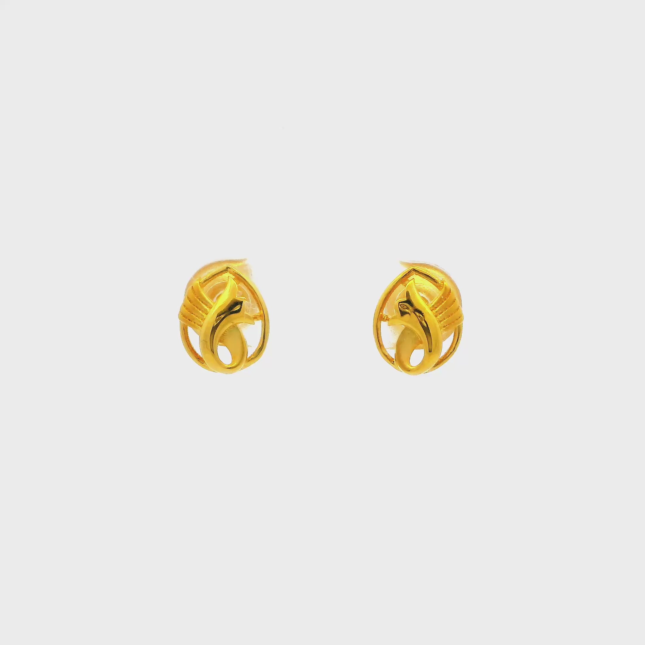 Little Wonders Gold Earrings for Kids