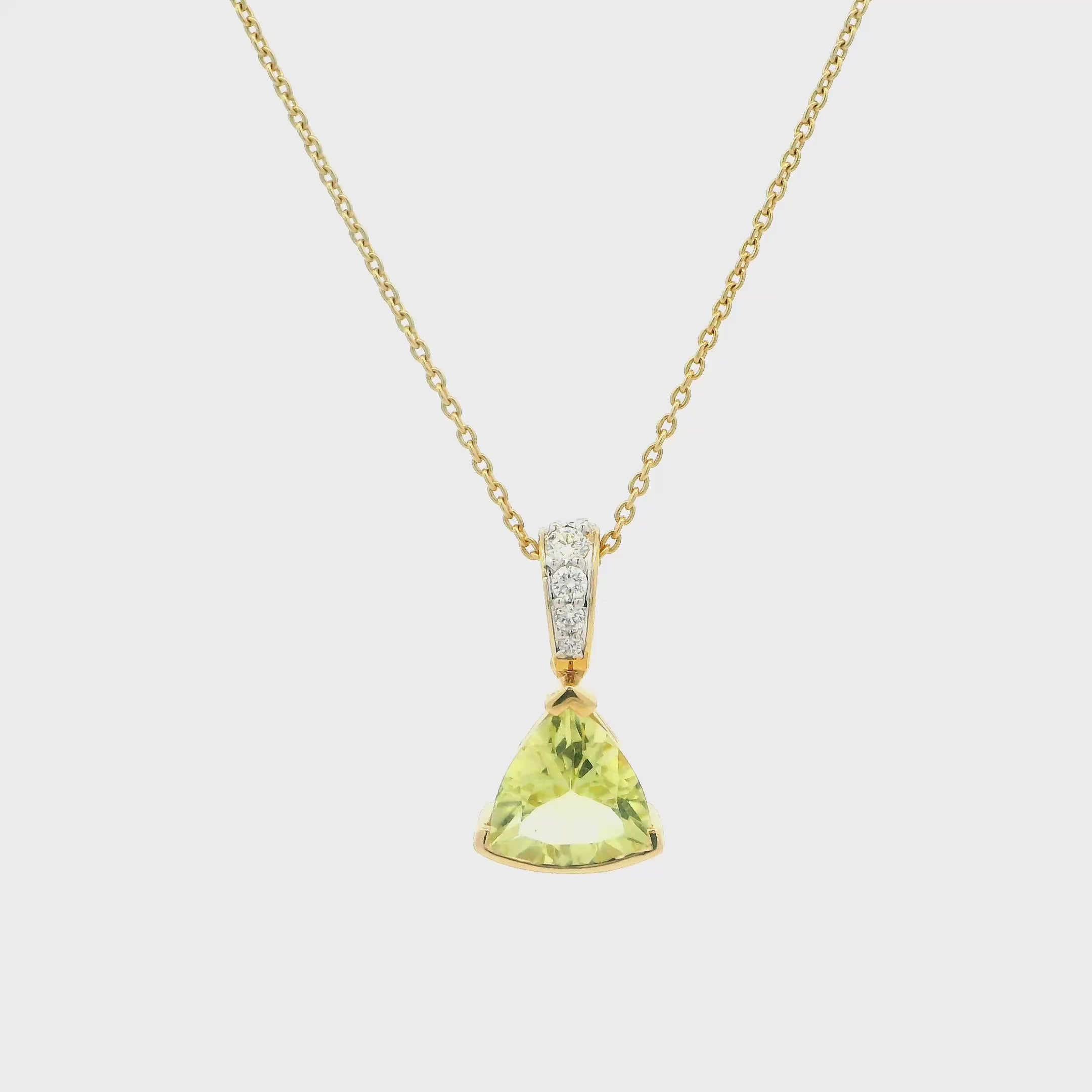 18K Lab Grown Diamond Necklace