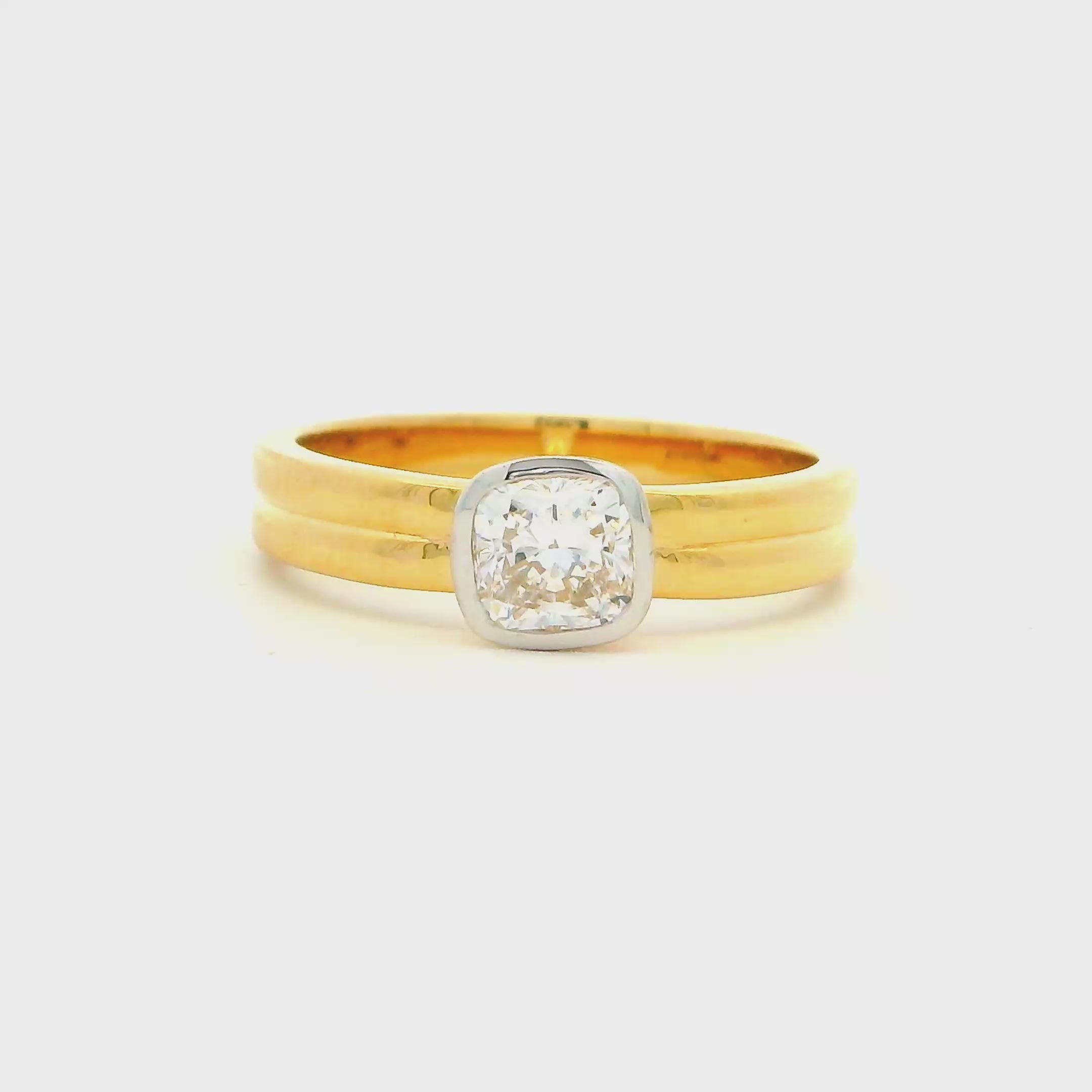 9K Lab Grown Diamond Ring For Men