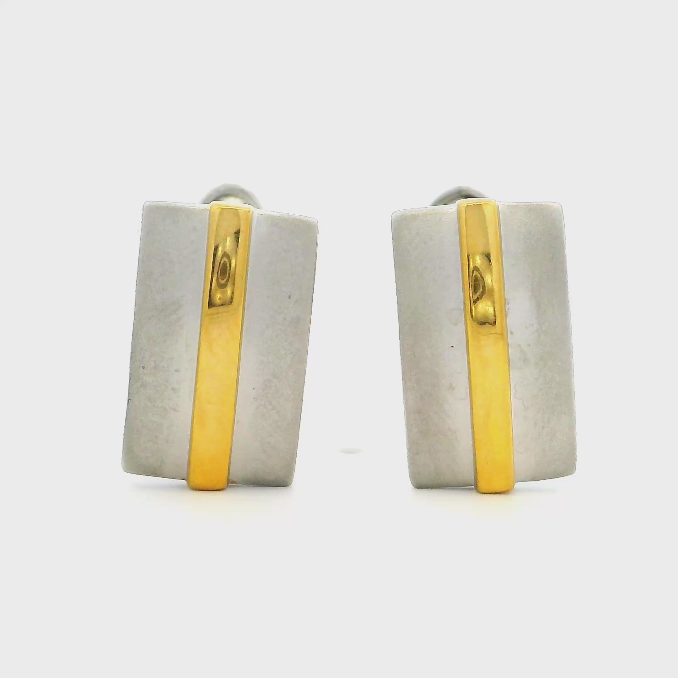 Mens Gold Cufflinks