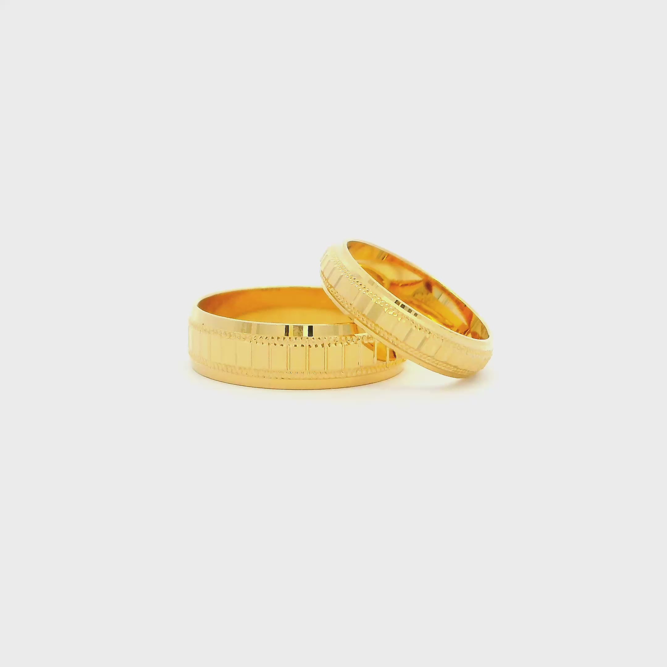Golden Promise Gold Couple Rings
