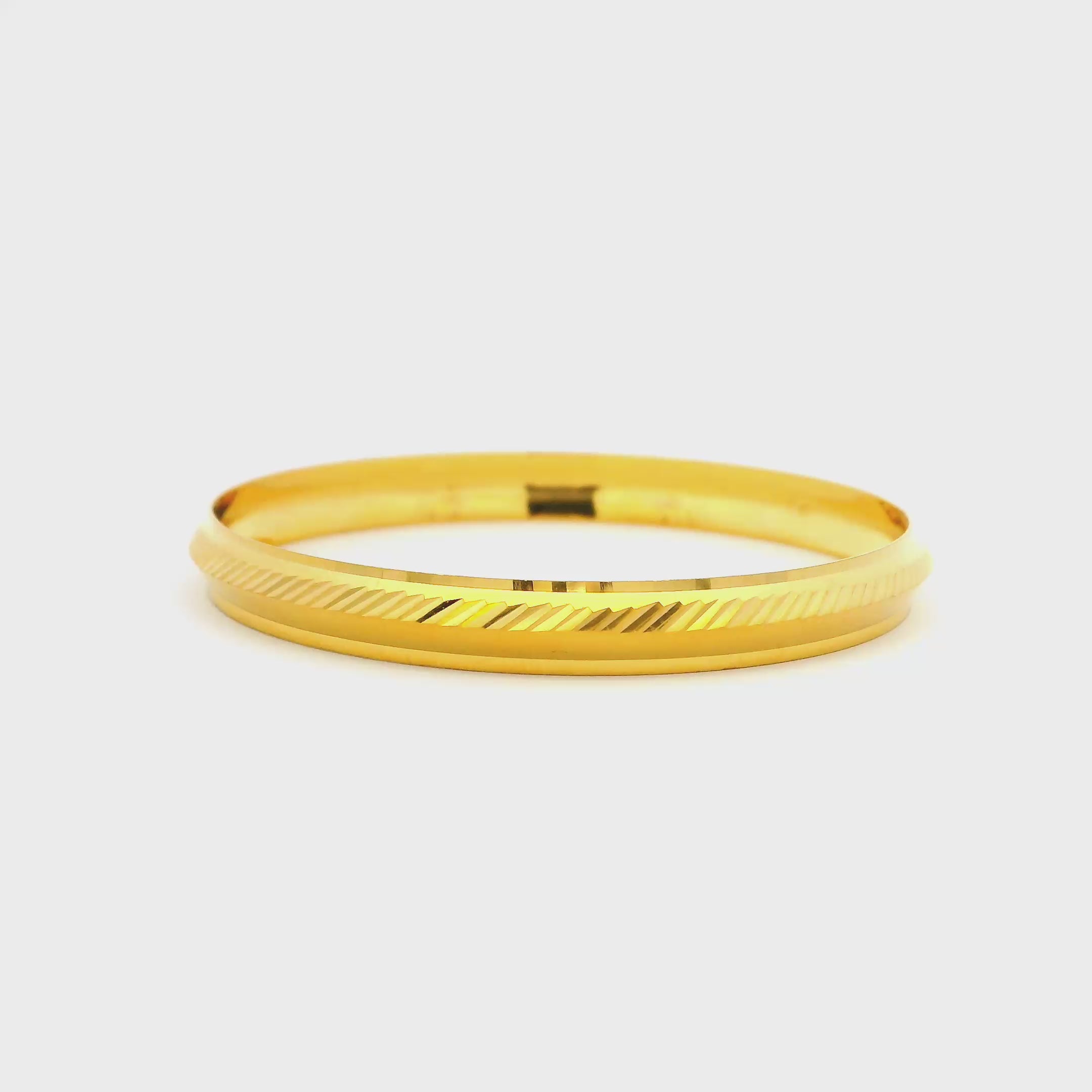 Little Wonders Gold Infant Bangle