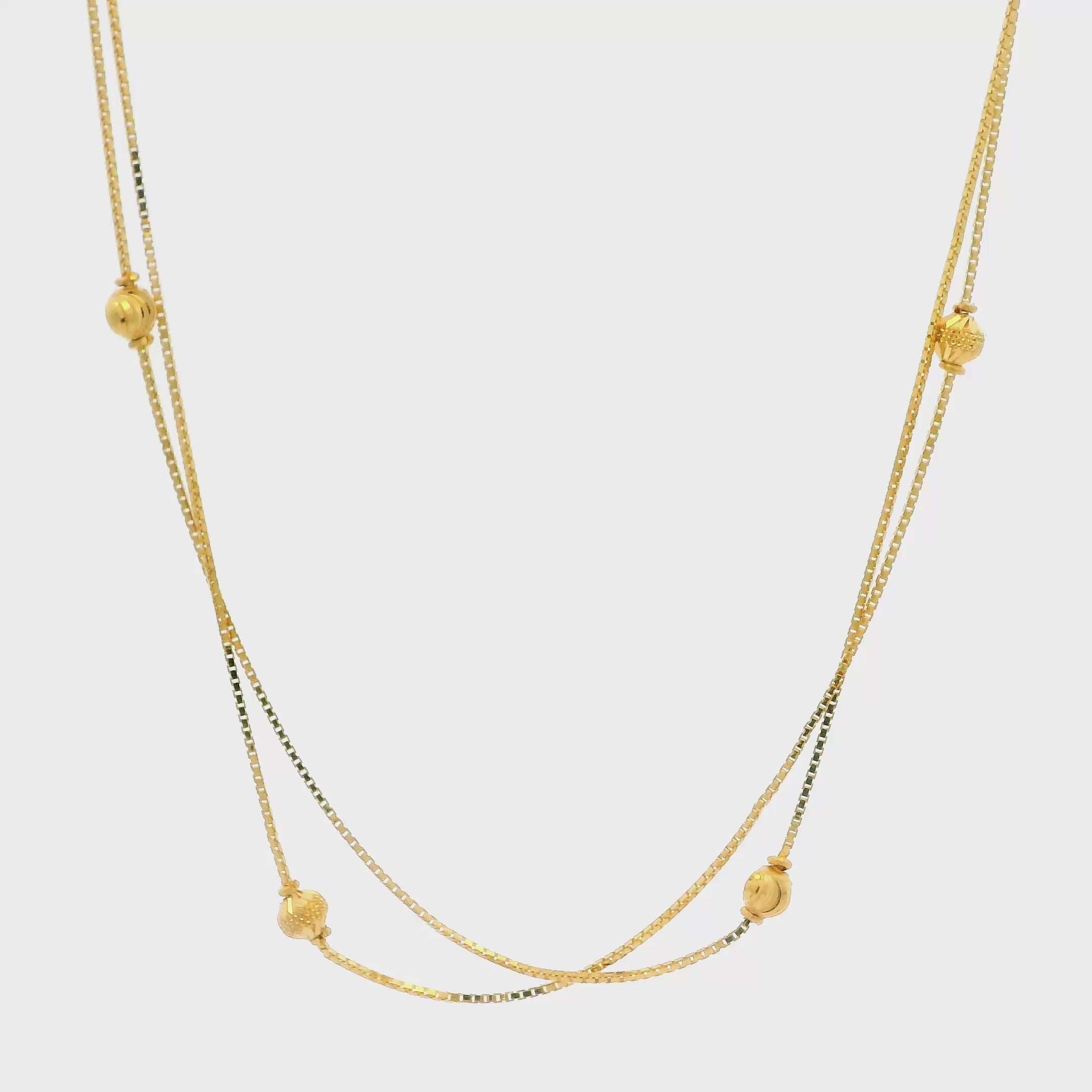 22K Urban Rizz Gold Chain for Women