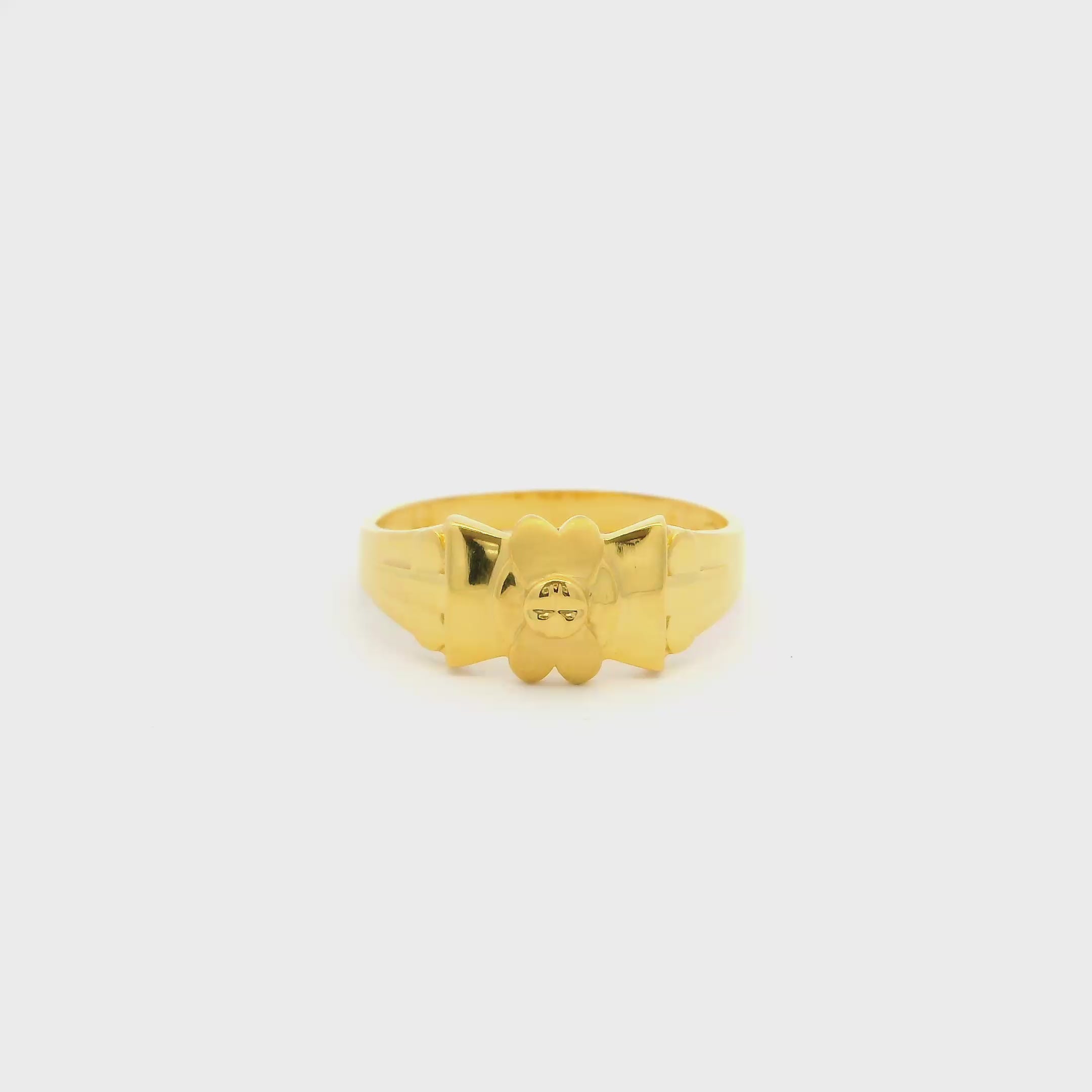 Vigorous Shine Gold Ring for Men