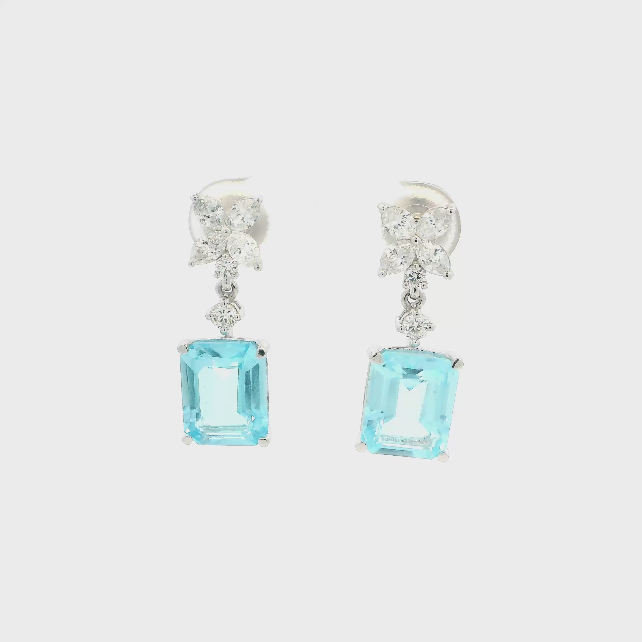 Opulent Opal Lab Grown Diamond Earrings