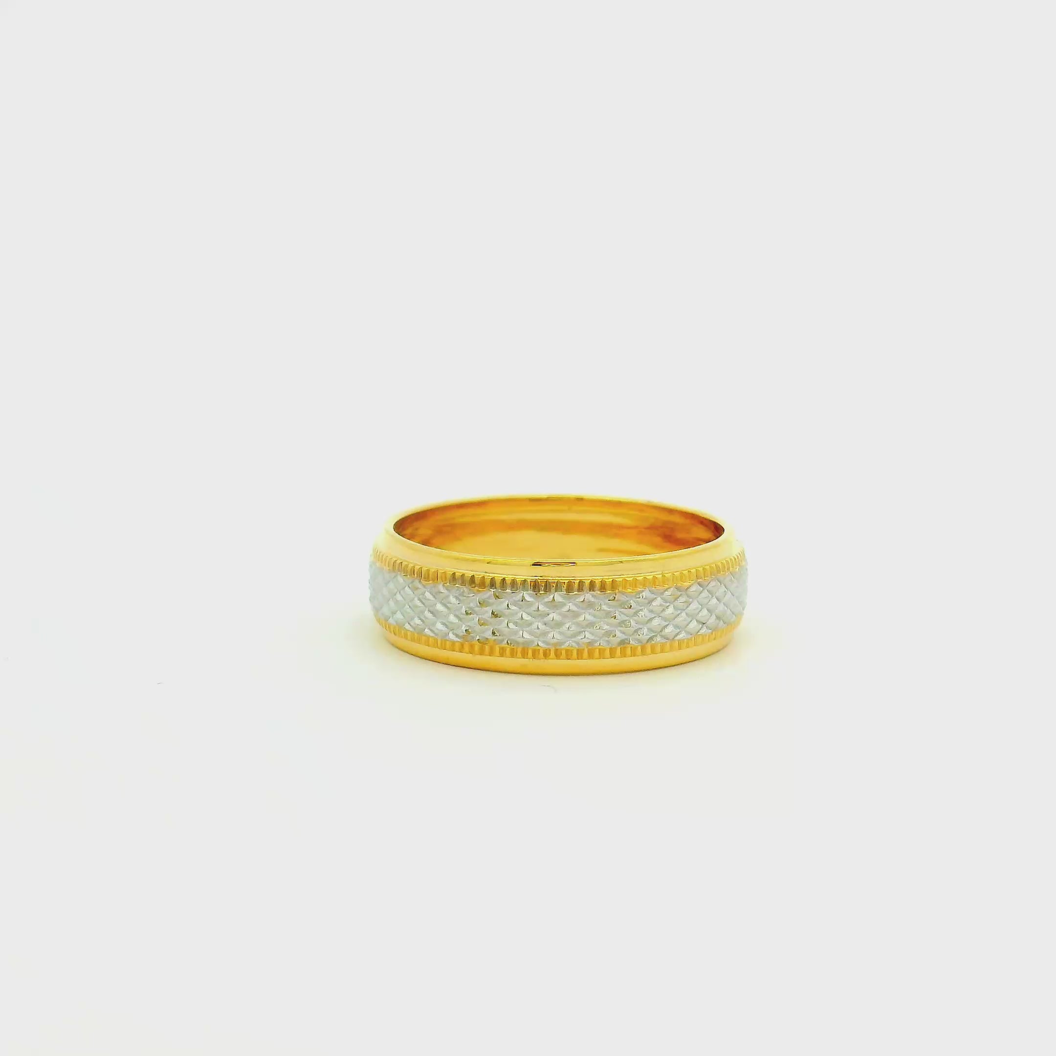 Effortlessly Bold Gold Ring for Men